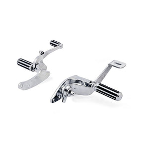 Dyna Forward Control Kit. Chrome Forward Controls Mcs