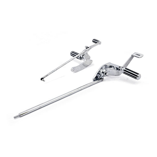 Dyna Forward Control Kit. Chrome Forward Controls Mcs