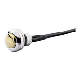 Smooth Push Button Switch. Two Tone Stainless/Brass Switches Mcs