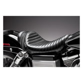 LePera, Stubs spoiler solo seat. Black, pleated SOLO SEATS Le Pera
