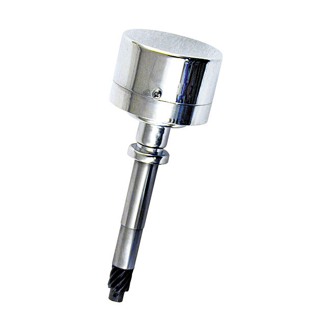 Big Twin Ignition Distributor. 1 Hole. Chrome Distributors Mcs