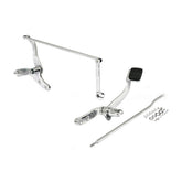 Dyna Forward Control Assembly. Chrome Forward Controls Mcs