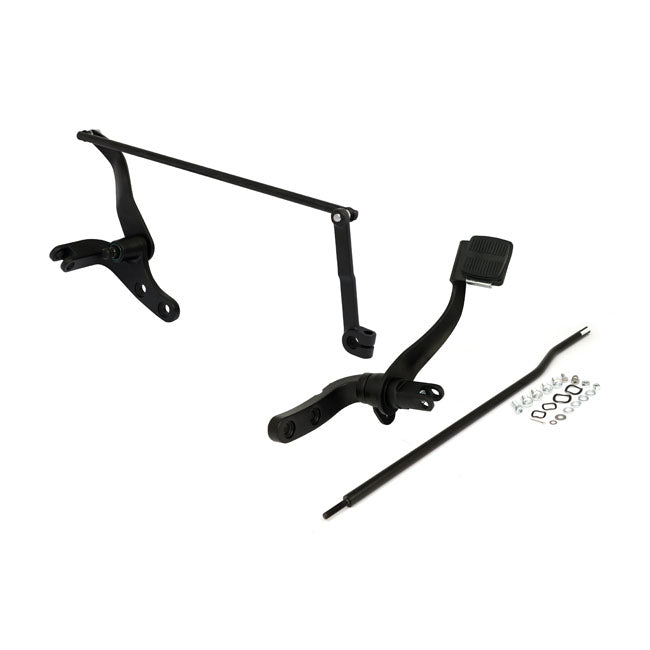 Dyna Forward Control Assembly. Black Forward Controls Mcs