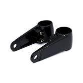 Clampah, Side Mount Headlamp Bracket Assembly. Black Headlamp Brackets Mcs