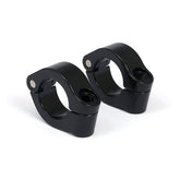 Engine Guard Clamp Set, For Spotlamps. Short. Black Headlamp Misc Mcs
