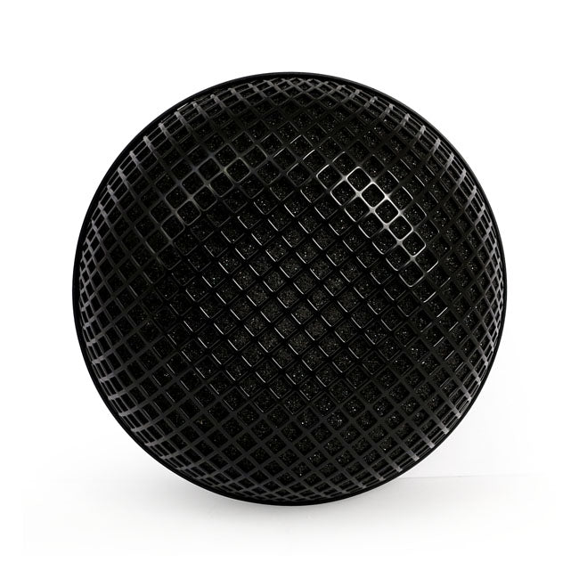 Breather Style Air Cleaner Assembly, Round. Black Air Cleaner Mcs