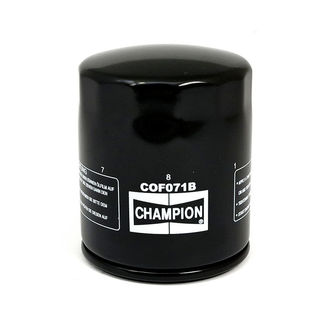 Champion, spin-on oil filter. Black OIL FILTERS Champion