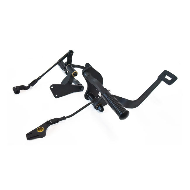 Evo Xl Forward Control Kit. O Ring Pegs. Matte Black Forward Controls Mcs