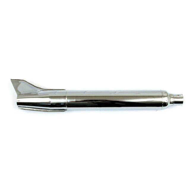 58 66 Oem Style Rocket Fishtail Muffler 28" Long Chrome Exhaust Slip-Ons And Mufflers Mcs
