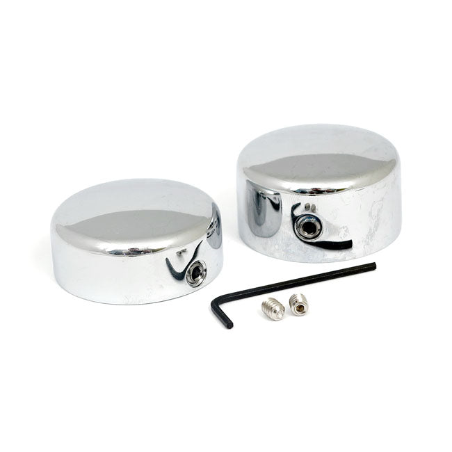 Swingarm Pivot Bolt Cover Set. Chrome Swingarms Misc Mcs