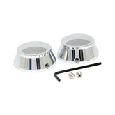 Swingarm Pivot Bolt Cover Set. Chrome Swingarms Misc Mcs