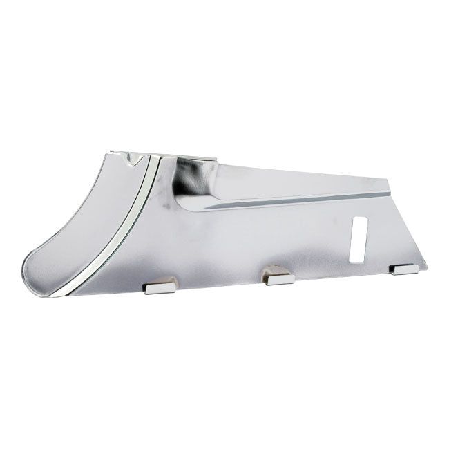 Lower Rear Belt Guard. Chrome Belt Guards Mcs