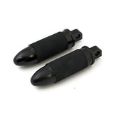 Bullet Foot Peg Set. Black Footpegs Mcs