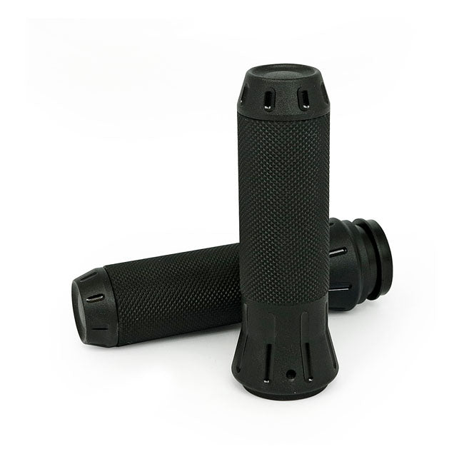 Cobra, Billet Aluminum Grips. Black Grips Mcs