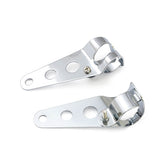 Frisco, Side Mount Headlamp Bracket Set. Chrome Headlamp Brackets Mcs