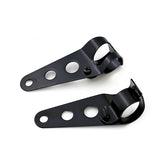 Frisco, Side Mount Headlamp Bracket Set. Black Headlamp Brackets Mcs