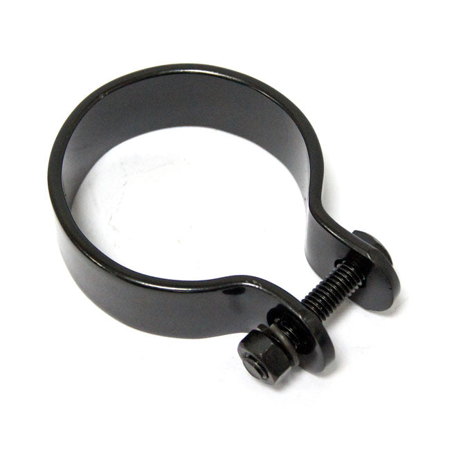 Muffler Middle Clamp 1 3/4" Black Exhaust Mount Parts Mcs