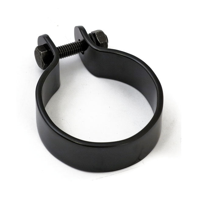 Muffler Middle Clamp 1 7/8" Black Exhaust Mount Parts Mcs