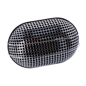 Breather Style Air Cleaner Assembly, Oval. Chrome Air Cleaner Mcs