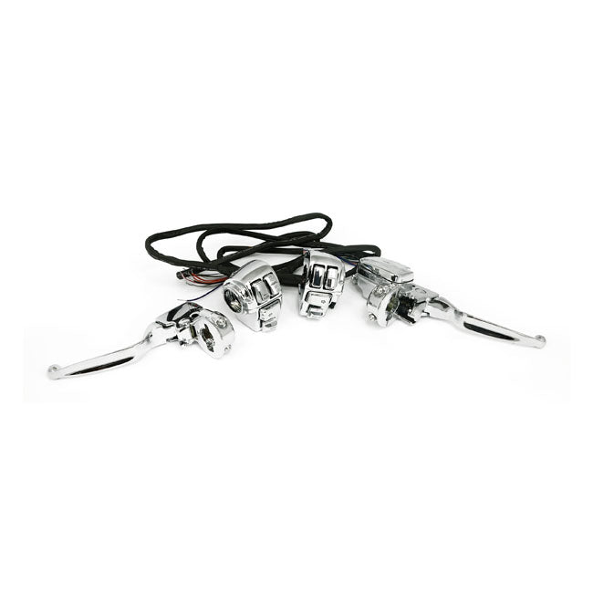 Handlebar Control Kit Chrome Handlebar Control Kits Mcs