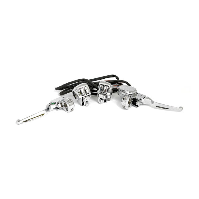 Handlebar Control Kit Chrome Handlebar Control Kits Mcs