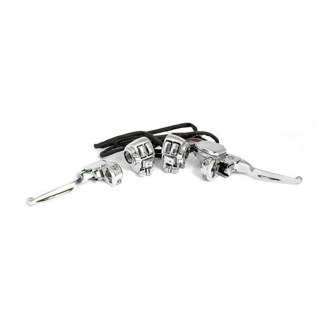 Handlebar Control Kit Chrome Handlebar Control Kits Mcs