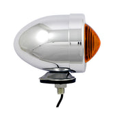 Bullet Marker Light. Chrome. Amber Lens. Sf. Stud Mount Bullet Lights Mcs