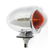 Bullet Marker Light. Chrome. Amber Lens. Df. Stud Mount Bullet Lights Mcs