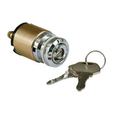 Fx Style Ignition Switch ''Thin'', Flat Key. Chrome Switches Ignition Mcs