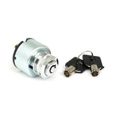 Fx Style Ignition Switch ''Thick'', Round Key. Chrome Switches Ignition Mcs