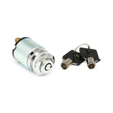 Fx Style Ignition Switch ''Thin'', Round Key. Chrome Switches Ignition Mcs
