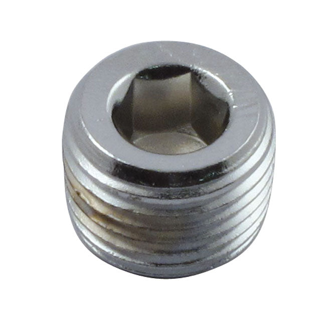 GW, 1/8-27 NPT allen pipe plug. Chrome OIL DRAIN PLUGS Gardner Westcott