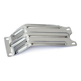 Engine Skid Plate. Ribbed. Chrome Skid Plate Mcs