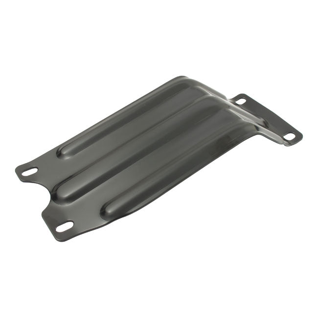 Engine Skid Plate. Ribbed. Black Skid Plate Mcs