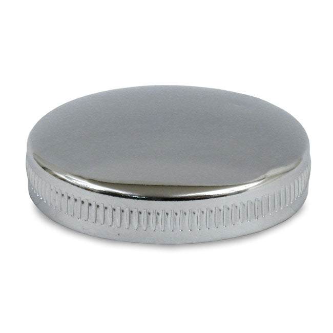 Early Bayonet Style Gas Cap, Vented Right Side. Chrome Gas Cap Mcs