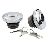 Gas Cap Set With Lock, Chrome Mcs Default Title