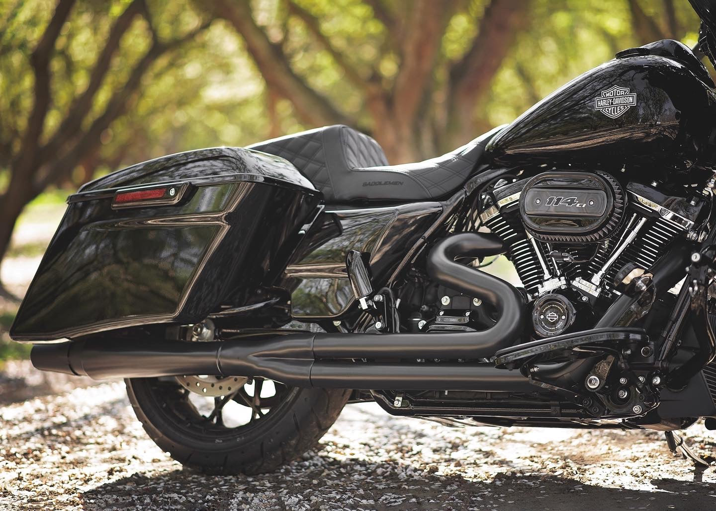 Thunderheader 1073XB X-Series 2-1 Exhaust, Black - 2017-2026 FLH Touring (Except Tri-Glide & Trike) 2-1 Full Exhaust System Thunderheader