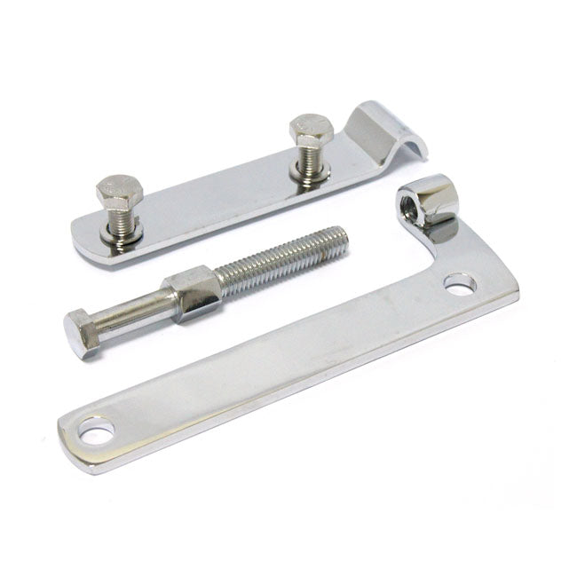 4 Speed Transmission Adjuster Kit. Chrome Transmission Adjusters Mcs