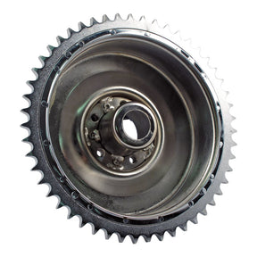 37 57 B.T. Rear Brake Drum & Sprocket. Chrome Brake Drums Mcs
