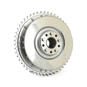 67 72 B.T. Rear Brake Drum & Sprocket. Chrome Brake Drums Mcs