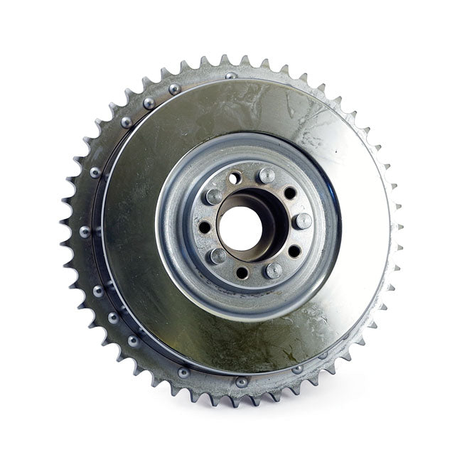 63 66 B.T. Rear Brake Drum & Sprocket. Chrome Brake Drums Mcs