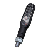 Daytona, D-Light mini LED turn signal set. Black, clear lens TURN SIGNALS Daytona