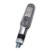 Daytona,D-Light mini LED turn signal set. Chrome, smoke lens TURN SIGNALS Daytona