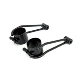 Bracket For ''Vintage'' Headlamp. 41mm Fork Tubes. Black Headlamp Brackets Mcs