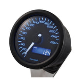 Daytona, Velona 60mm electronic speedometer 260km/h, black SPEEDOMETERS Daytona