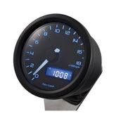 Velona 60mm Tachometer 18000rpm. Black Tachometers Mcs