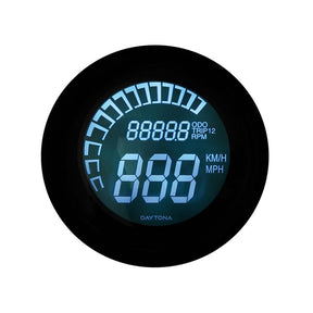 Daytona Digitaltal Velona Speed+Rpm Speedometers Daytona