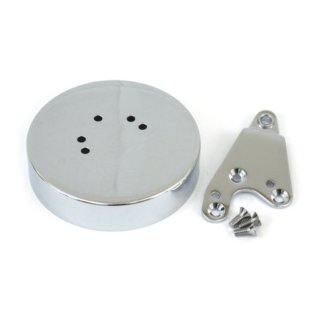 Dust Shield & Shift Lever Kit. Chrome Transmission Top Cover Parts Mcs