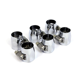 Econ O Fit Hose Clamps. 5/16" To 3/8". Chrome Hose Clamps Mcs