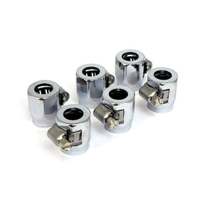 Econ O Fit Hose Clamps. 5/16" To 3/8". Chrome Hose Clamps Mcs